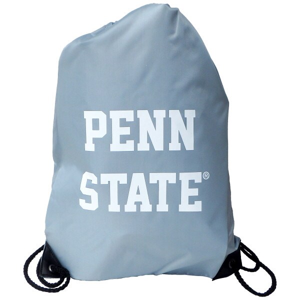 Penn State drawstring backpack gray image